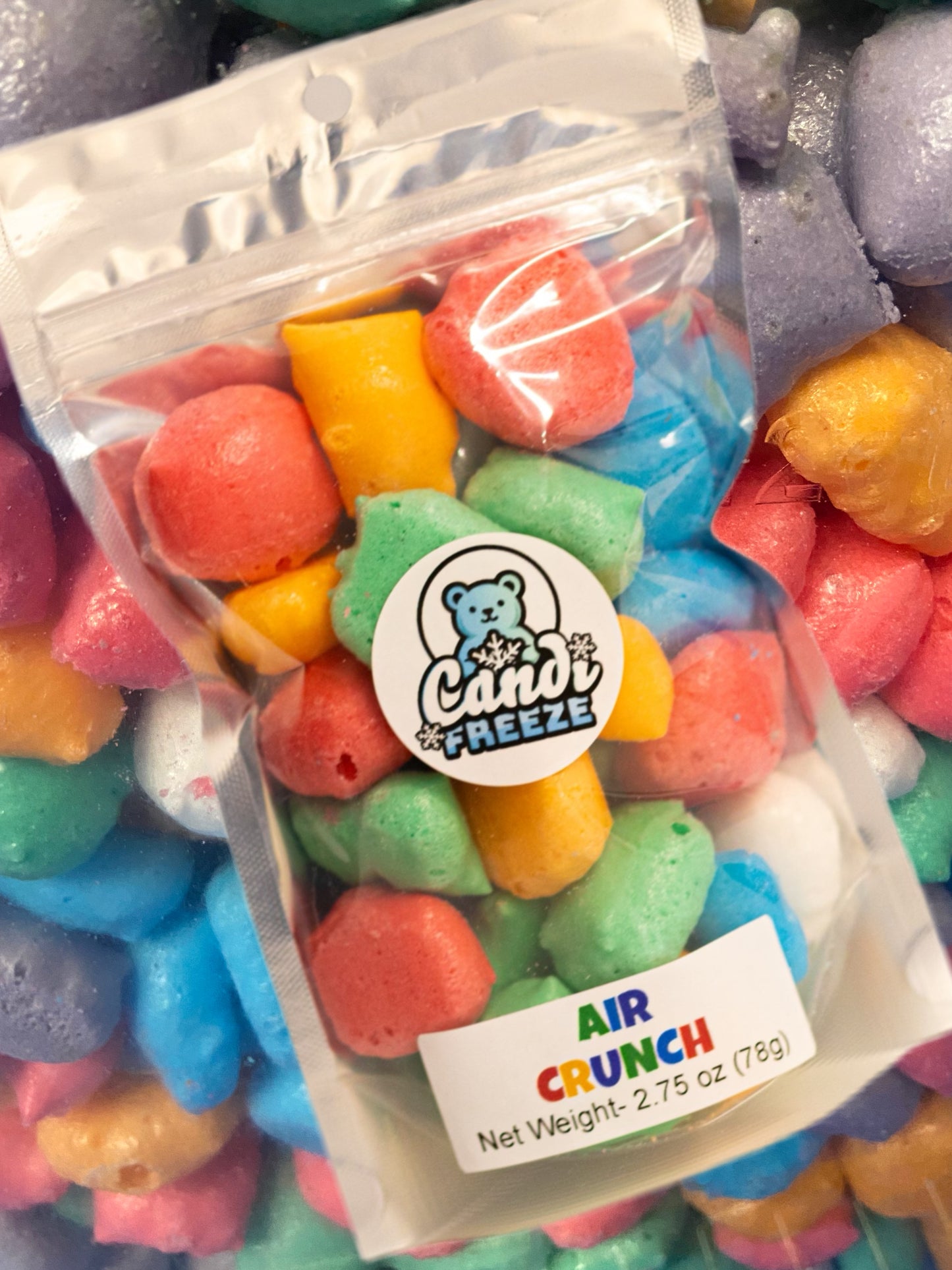 Air Crunch by CANDIFREEZE- Freeze Dried Air Crunch w/ Resealable Bag