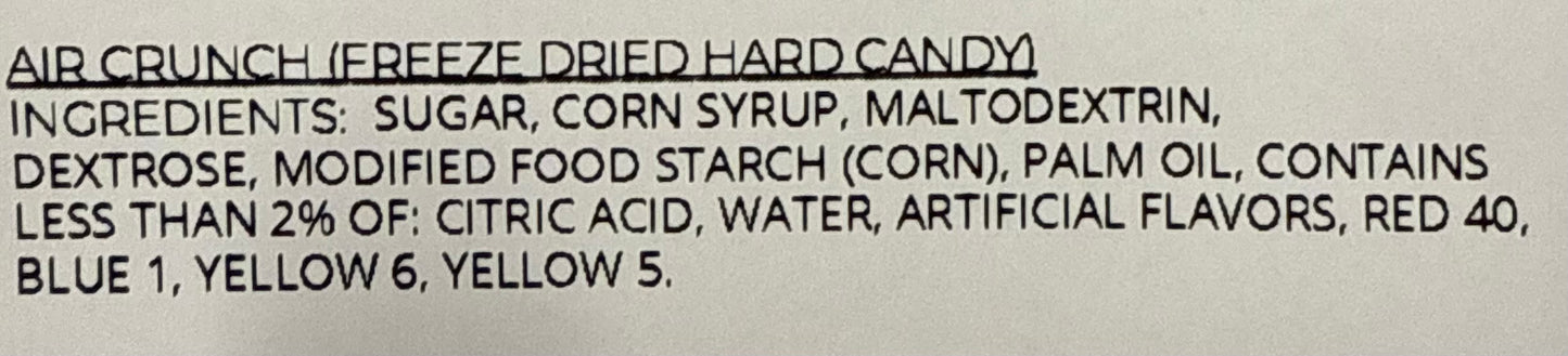 Air Crunch by CANDIFREEZE- Freeze Dried Air Crunch w/ Resealable Bag