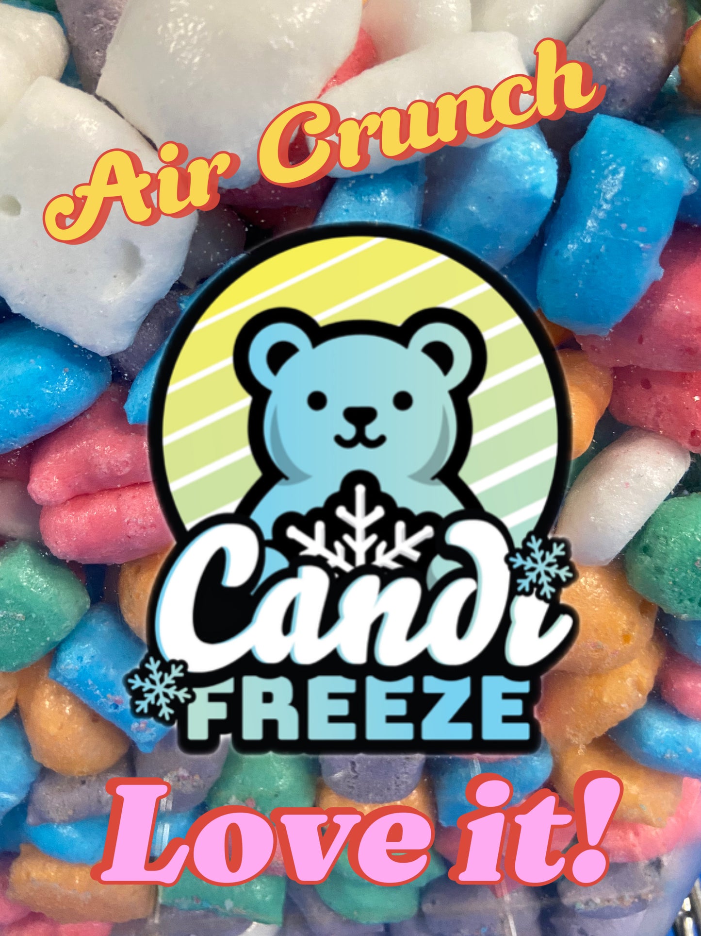 Air Crunch by CANDIFREEZE- Freeze Dried Air Crunch w/ Resealable Bag