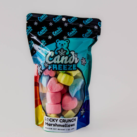 Lucky Crunch by CandiFreeze – Freeze-Dried, Crunchy, Colorful Marshmallow Treats – 1oz Resealable Bag
